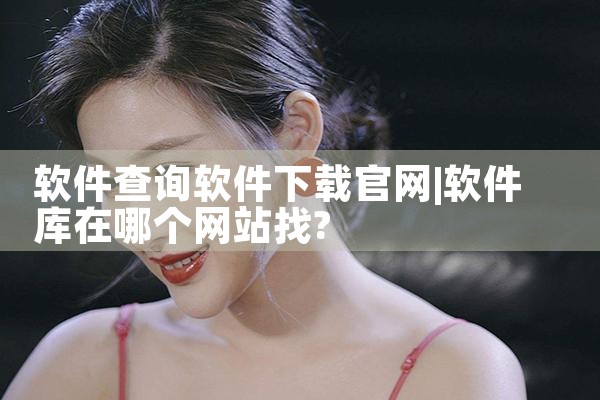 软件查询软件下载官网