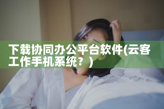 下载协同办公平台软件