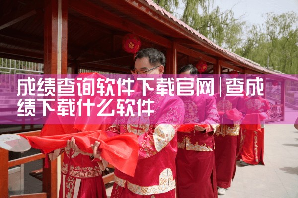成绩查询软件下载官网